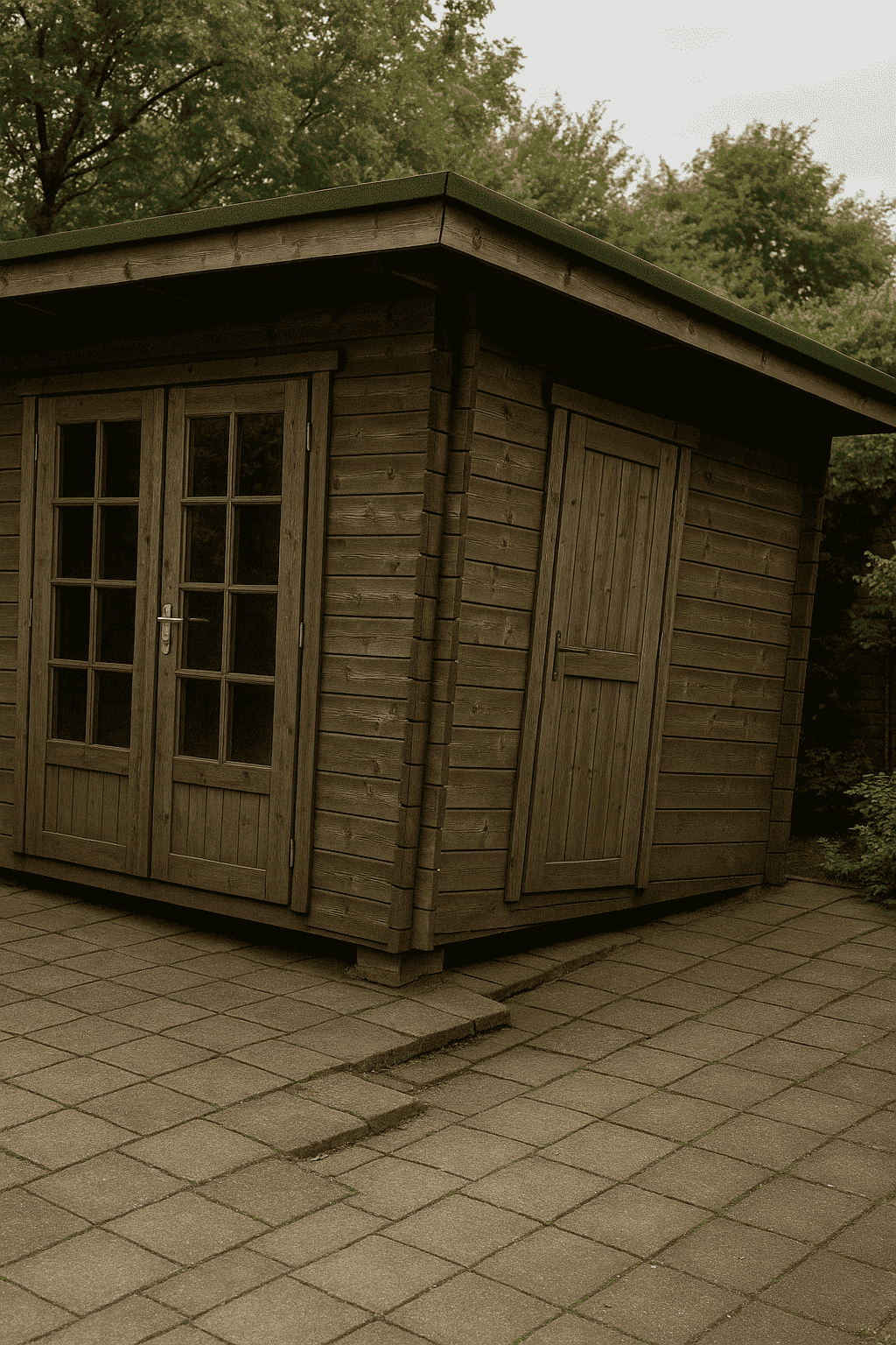 Help, mijn tuinhuis verzakt! Oorzaken en oplossingen voor verzakkingen