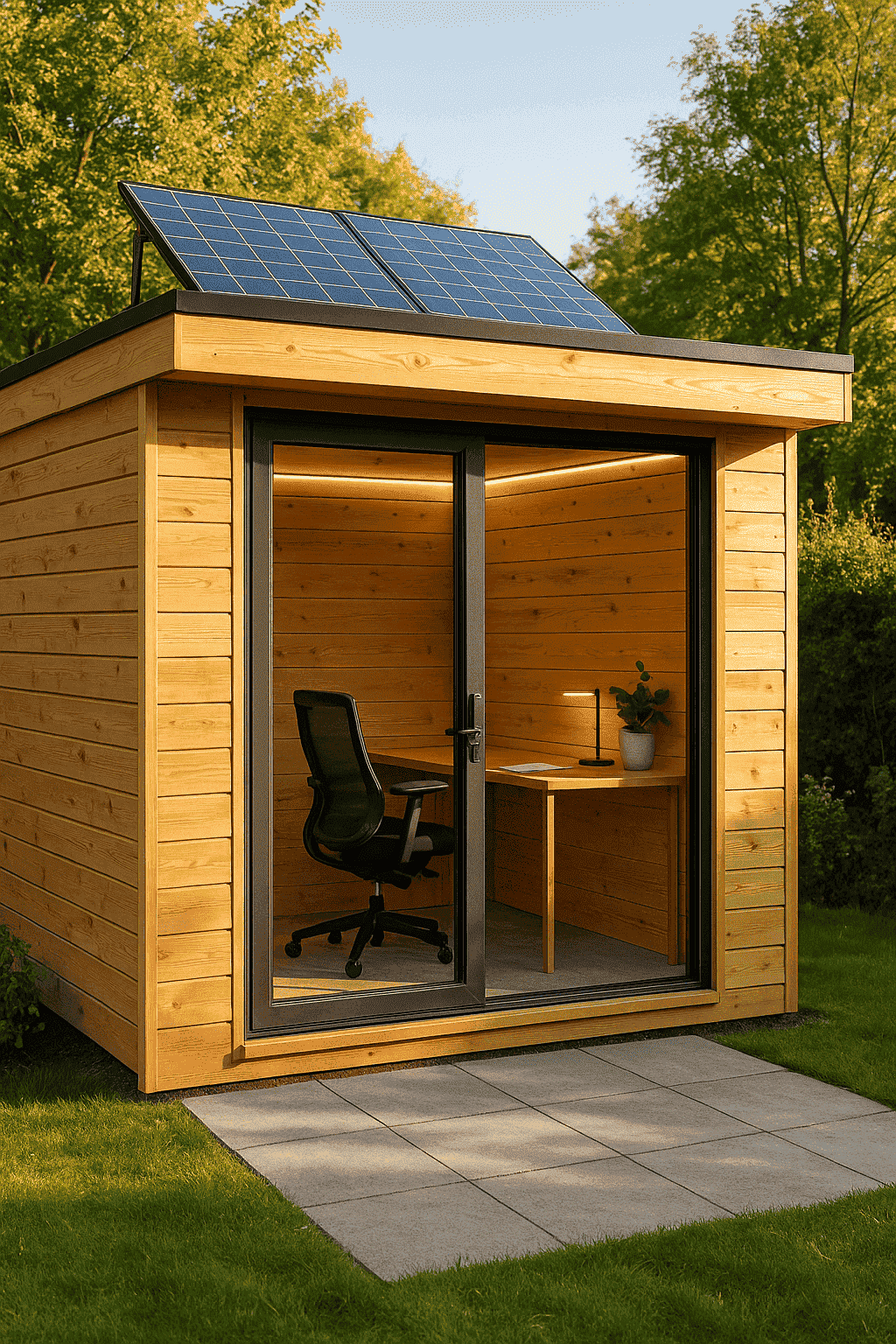 Van tuinhuis tot eco-kantoor: Zo bouw je een duurzaam tuinkantoor
