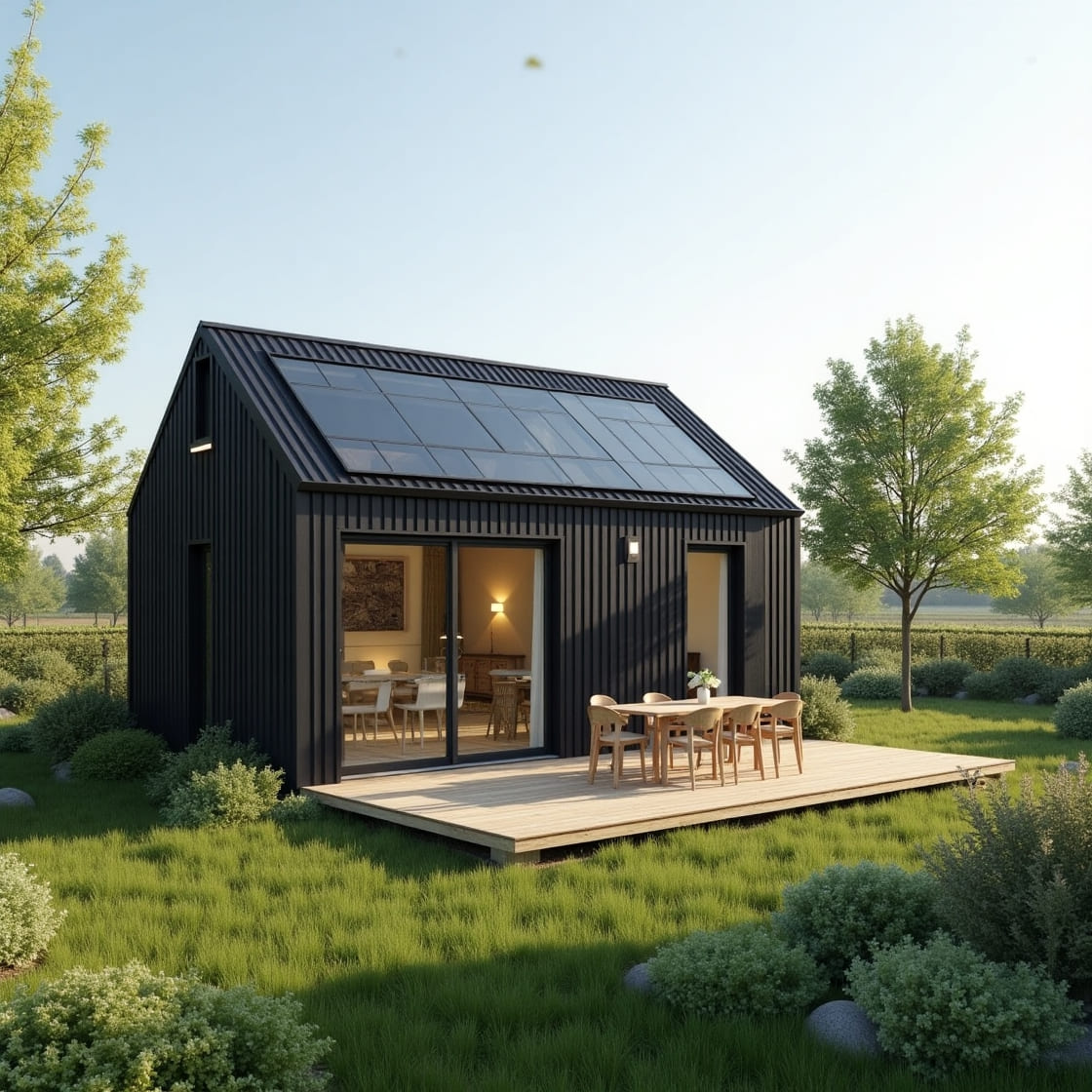Maak je tuinhuis zelfvoorzienend met zonnepanelen