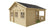 Houten tuinhuis Edelweiss 600 x 510 x 371 cm: Een fraai ontworpen houten tuinhuis met een traditionele uitstraling. Het huisje beschikt over een ruime veranda, meerdere ramen voor veel natuurlijk licht en een dakkapel die zorgt voor extra ruimte binnen.